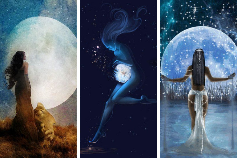 Месяц женщины. Женщина Луна. Лунные женские практики. Лунная энергия. Лунная магия.